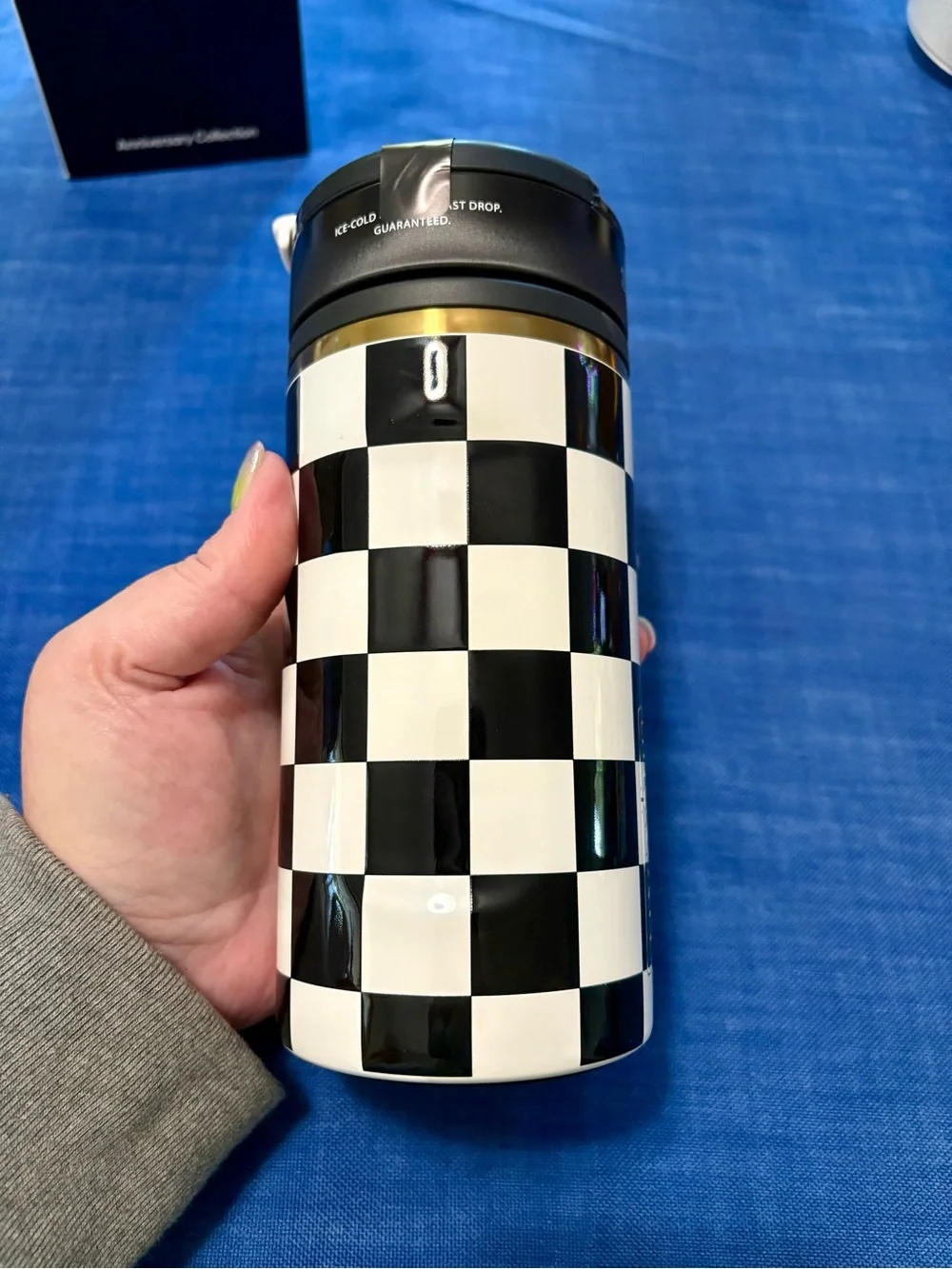 Brumate Royal Checkers 16oz Hopsulator Trio 3-in-1 Can Cooler
